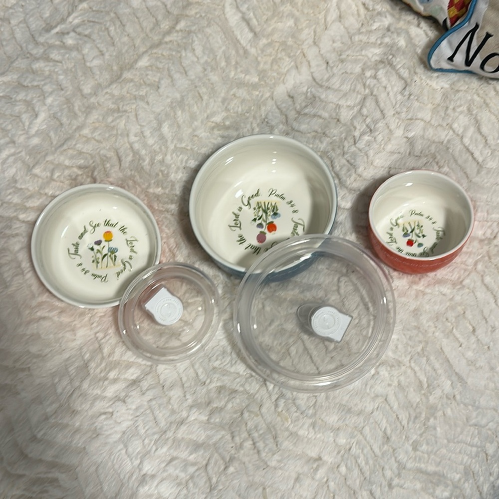 Brand new glass bowls